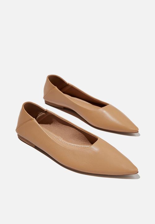 Cotton On - Soft back point - camel pu