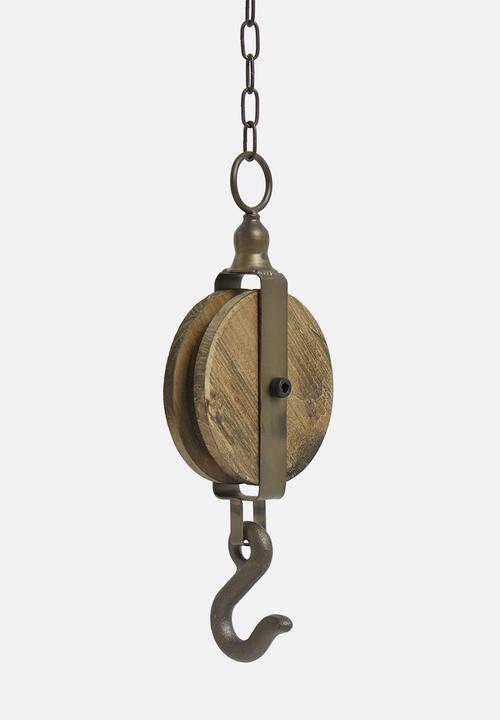 H&S - Decoration pulley wood