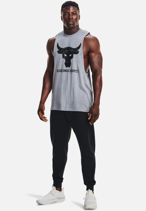 Under Armour - UA project rock brahma bull tank - grey