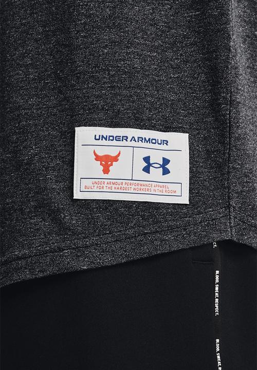 Under Armour - UA project rock bsr short sleeve - black