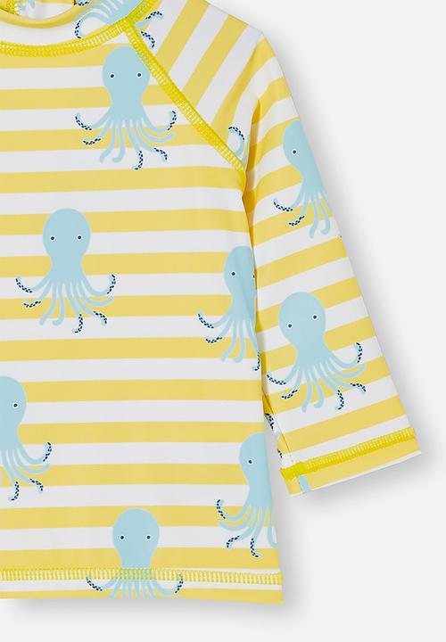 Cotton On - Freddie rash vest - popcorn/mr octopus