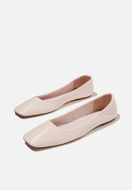 Cotton On - Square toe ballet - pale pink 