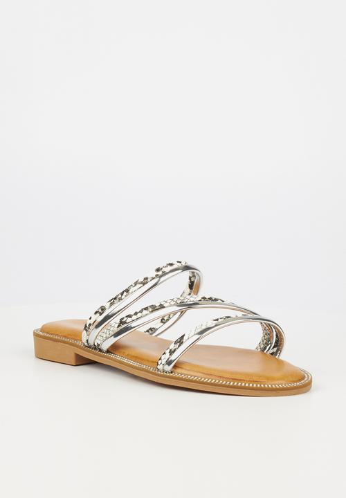 Miss Black - Murano4 sandal - white