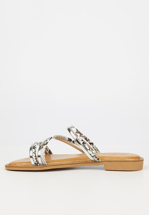 Miss Black - Murano4 sandal - white
