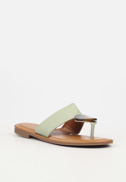 Miss Black - Lowri3 sandal - green