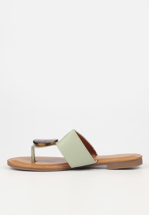 Miss Black - Lowri3 sandal - green