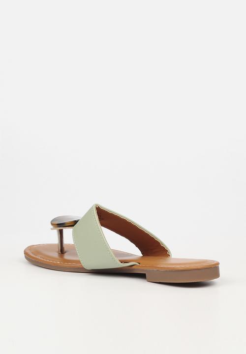 Miss Black - Lowri3 sandal - green