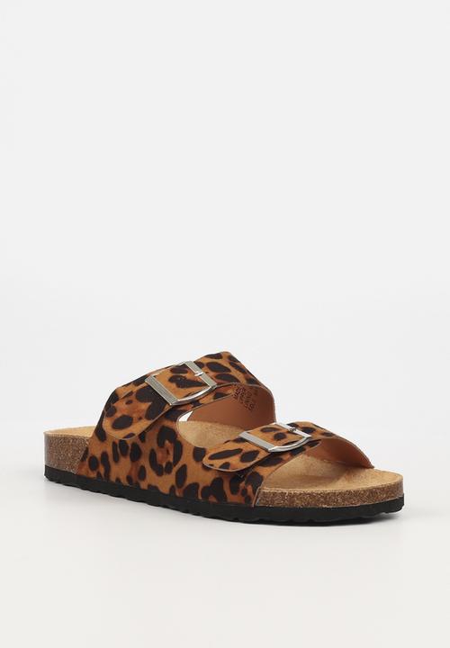 Miss Black - Burq1 slide - brown & black