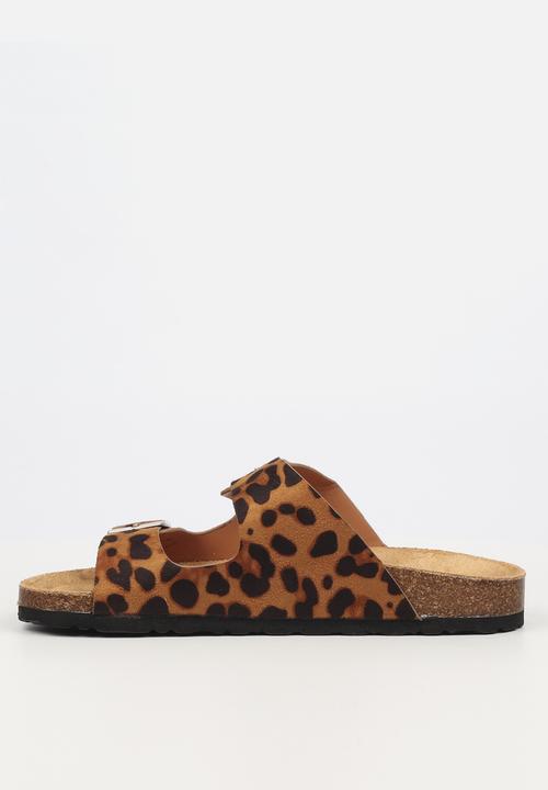 Miss Black - Burq1 slide - brown & black