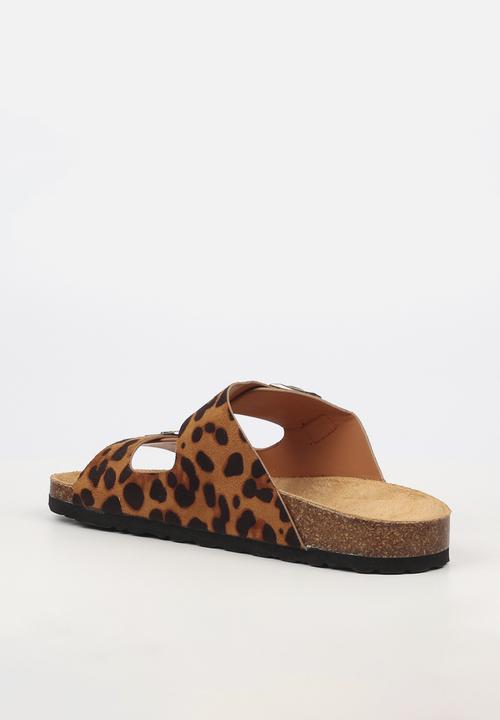 Miss Black - Burq1 slide - brown & black