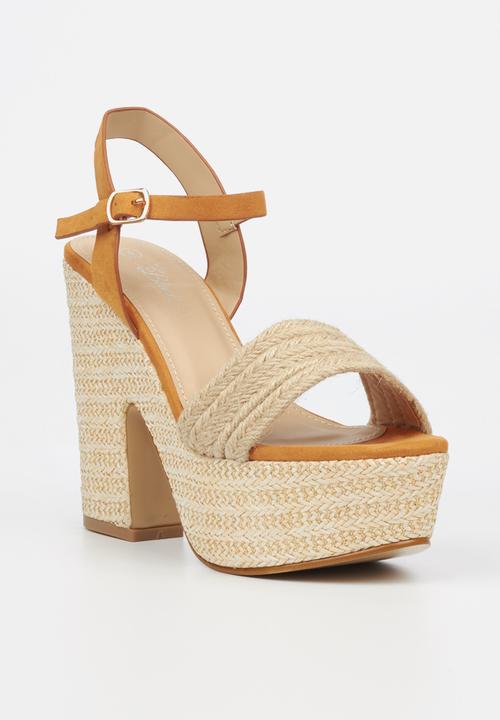 Miss Black - Kabelo2 heel - orange