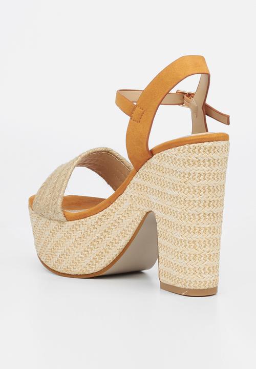 Miss Black - Kabelo2 heel - orange