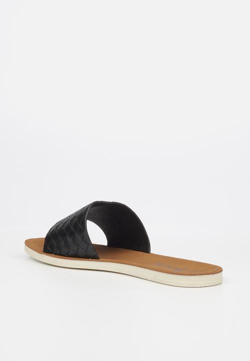 Butterfly Feet - Nadia 1 slide - black