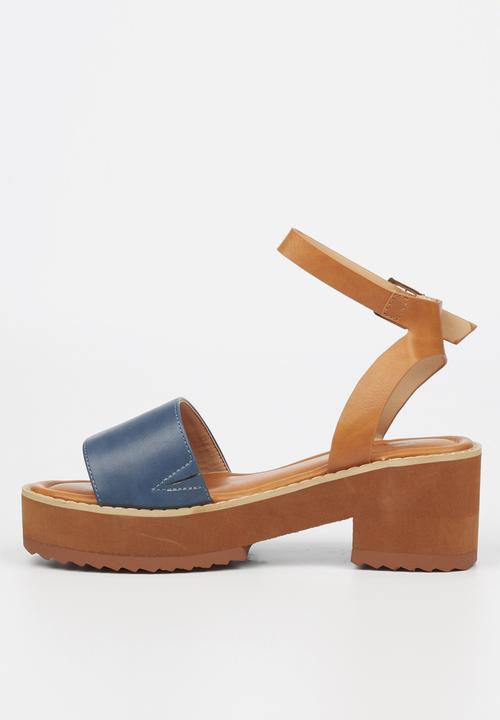 Miss Black - Grunge1 heel - navy