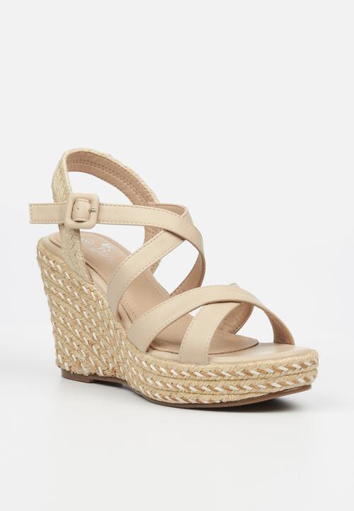 Butterfly Feet - Cindy 1 espadrille wedge - taupe