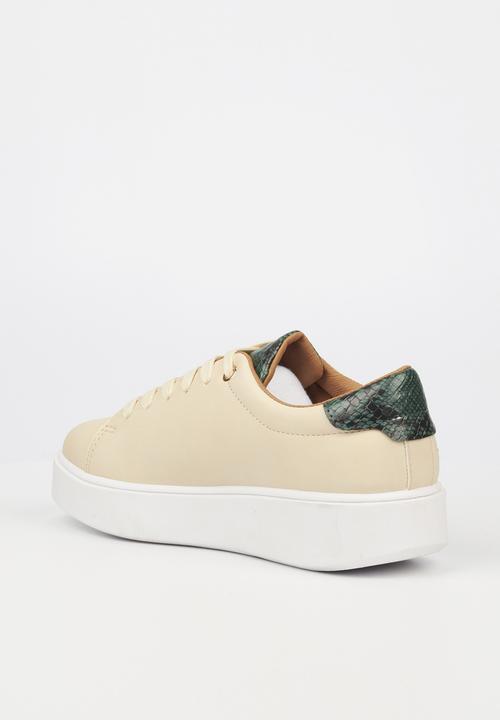 Miss Black - Ted1 flatform sneaker - neutral
