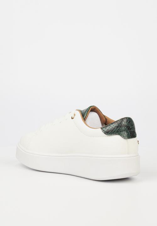 Miss Black - Ted1 flatform sneaker - white