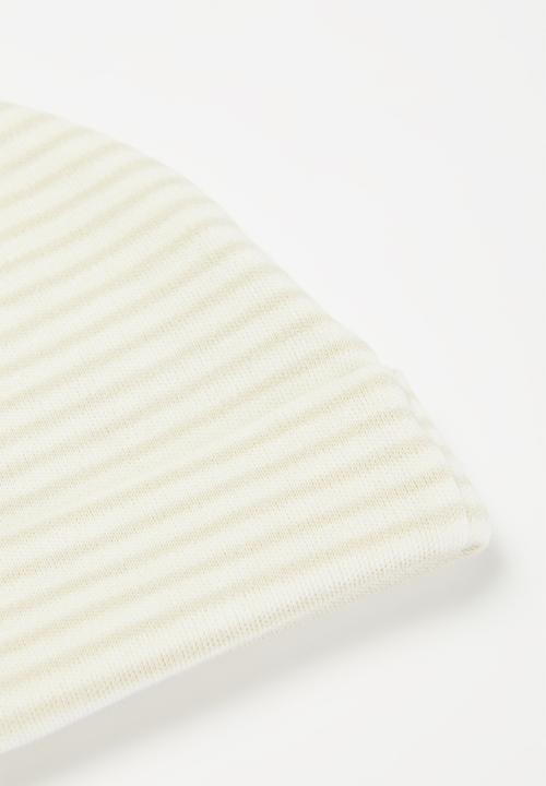 MINOTI - 2pk baby beanie - stone 