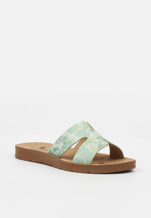Butterfly Feet - Zina 8 slide - mint