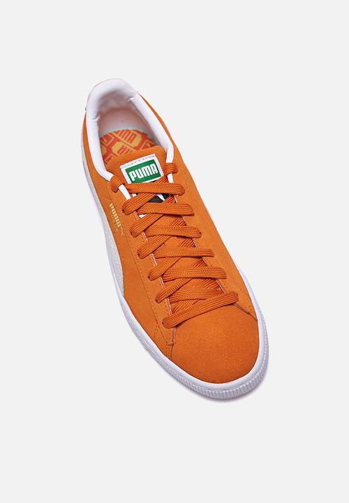 Suede classic XXI - 37491514 - vibrant orange-puma white