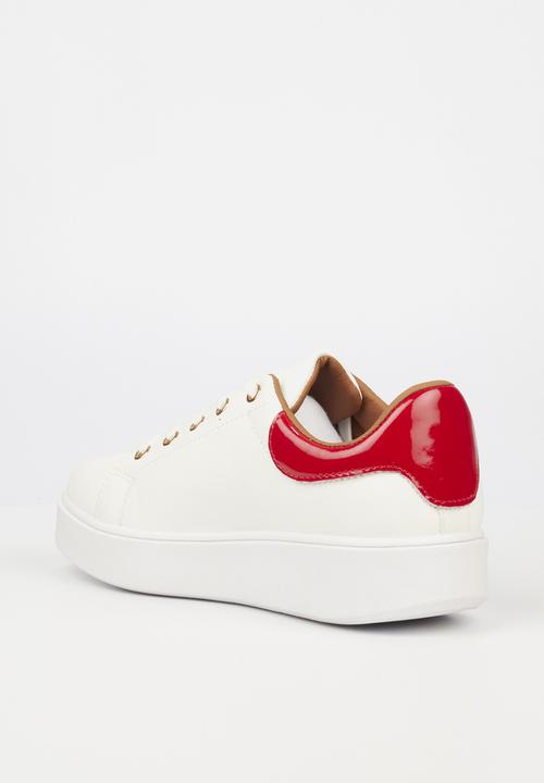 Miss Black - Ted2 flatform sneaker - white