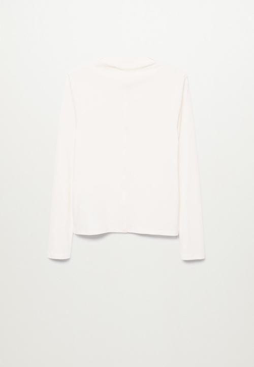 MANGO - T-shirt menina - natural