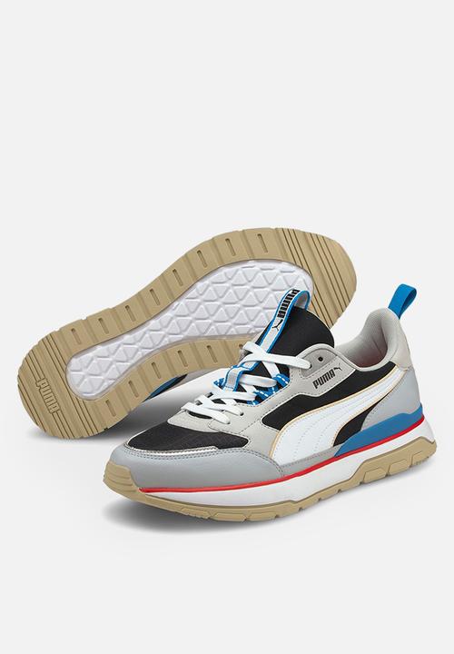 PUMA - R78 Trek - black-white-glacial blue