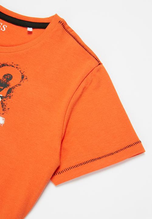 GUESS - Boys short sleeve t-shirt - orange