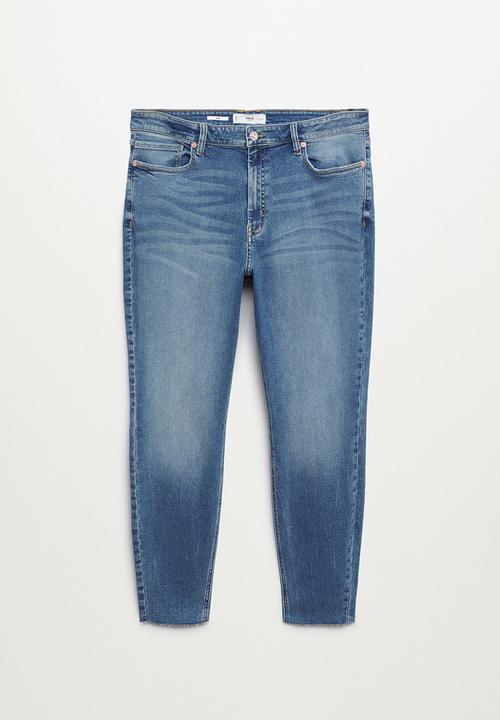 MANGO - Plus jeans isa - open blue