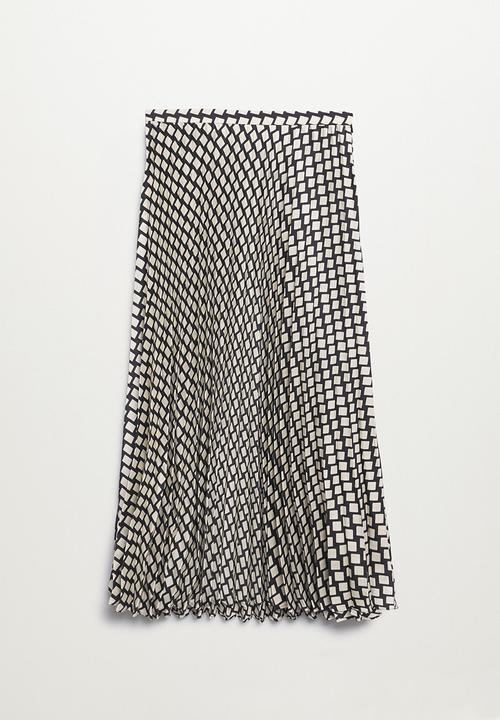 MANGO - Skirt quant - black
