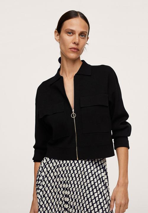 MANGO - Skirt quant - black
