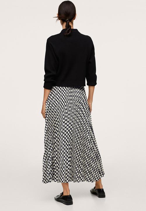 MANGO - Skirt quant - black