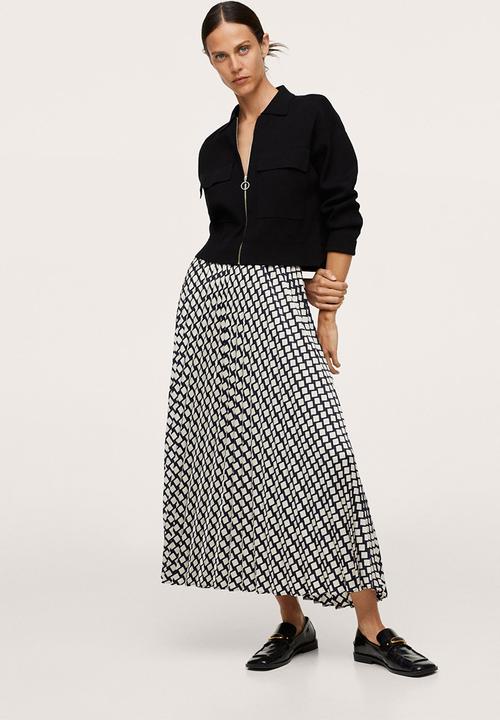 MANGO - Skirt quant - black
