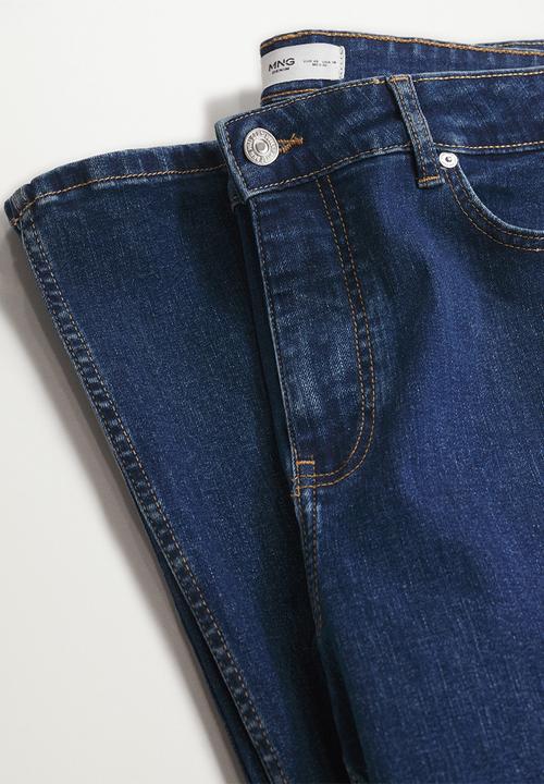 MANGO - Plus jeans flare - open blue