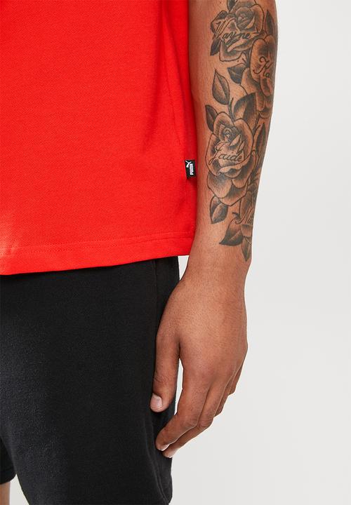 PUMA - Ess pique polo m - red