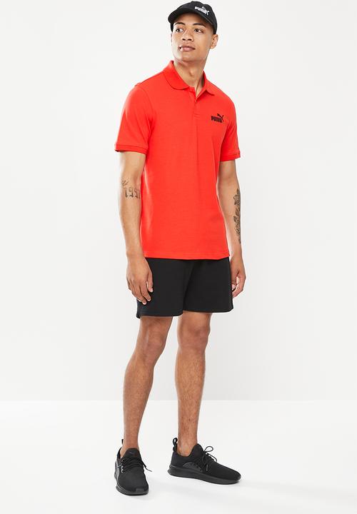 PUMA - Ess pique polo m - red