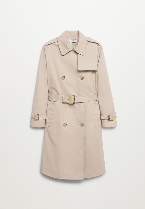 MANGO - Plus trench coat polana - light beige