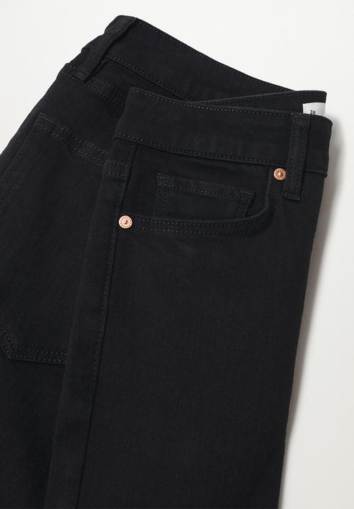 MANGO - Jeans anne - open grey