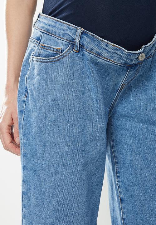 Missguided - Maternity straight wide leg - blue