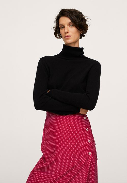 MANGO - Skirt rouje - red