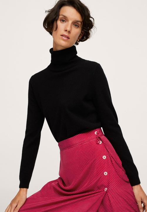 MANGO - Skirt rouje - red
