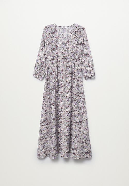 MANGO - Dress tangerin - light pastel purple