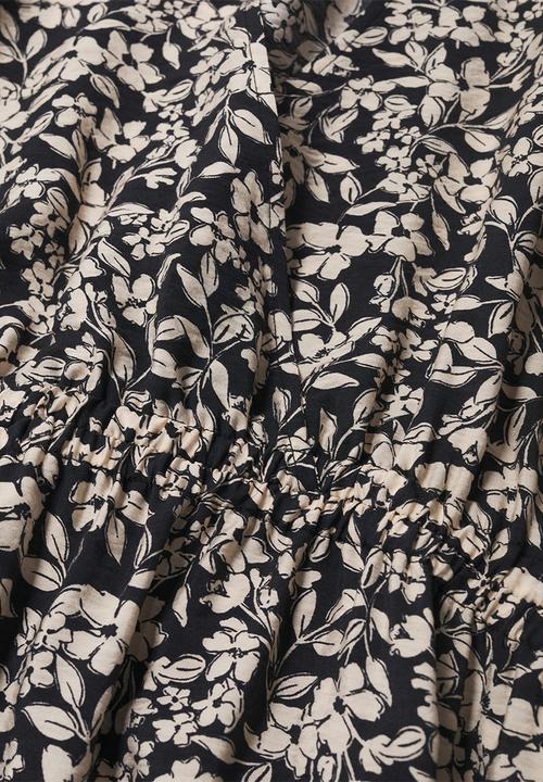 MANGO - Dress tangerin - black