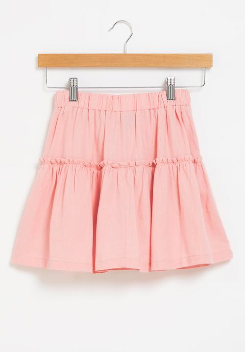 LAB - Girls linen skirt - pink