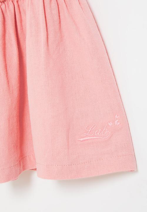 LAB - Girls linen skirt - pink