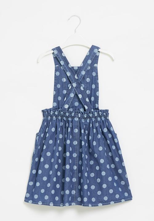 LAB - Girls pinafore - denim