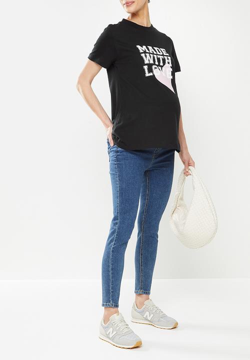 Superbalist - Printed crew neck tee - black