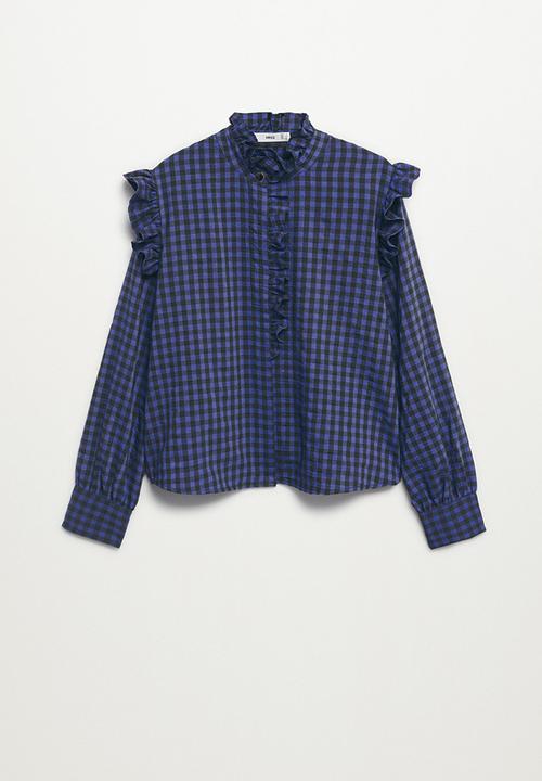 MANGO - Blouse reserve - medium blue