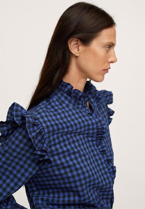 MANGO - Blouse reserve - medium blue
