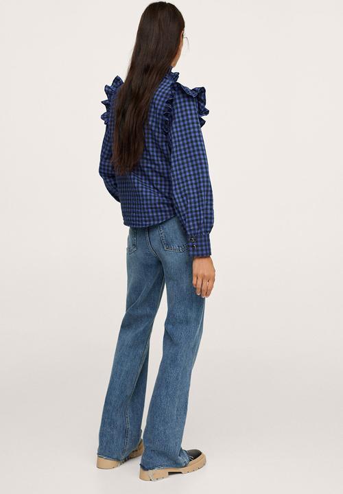 MANGO - Blouse reserve - medium blue